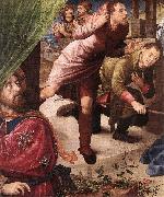GOES, Hugo van der, Adoration of the Shepherds (detail) sf